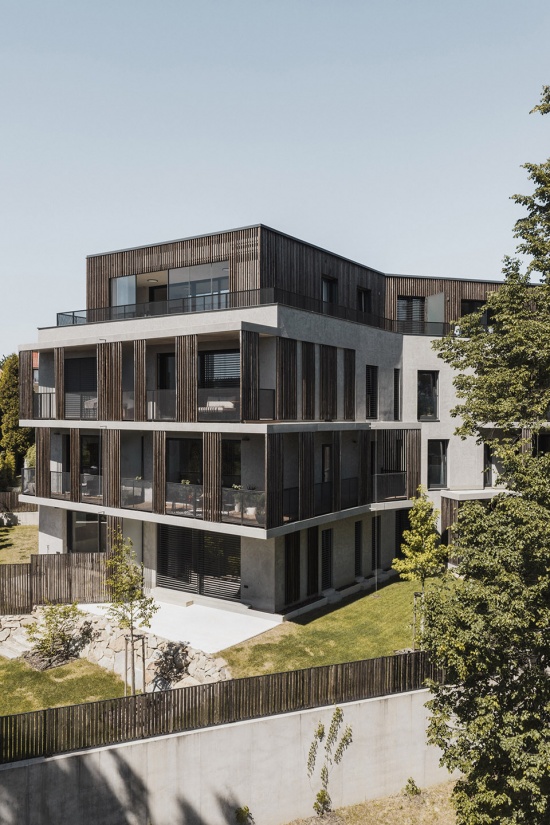 manesova apartment building by ok plan architects