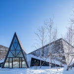 长白山麓角餐厅，吉林 / 原地建筑