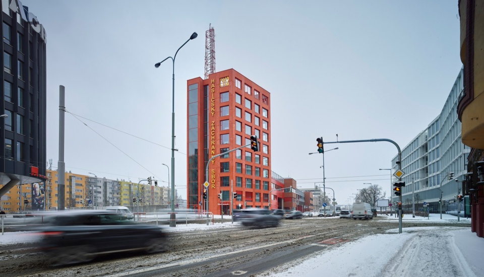 prague fire rescue service by architektura