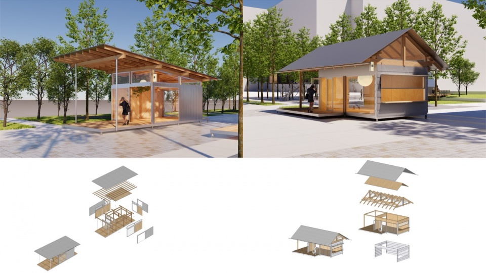 OoEli International Block Renewal Slow Flash Park Project by Kong Architects
