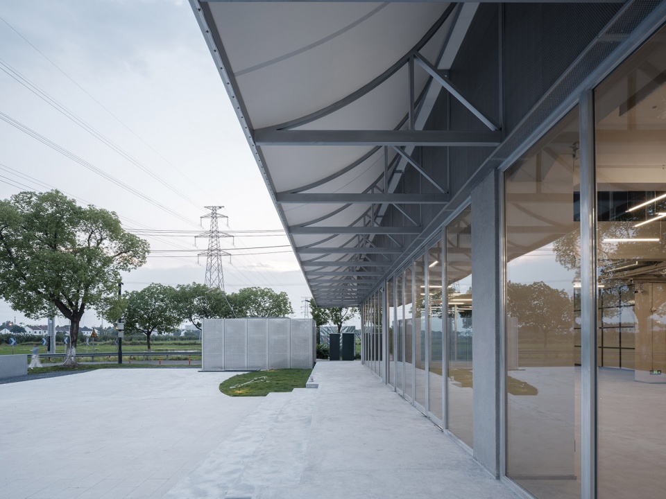 qingdeng village public gallery by atelier anonymou