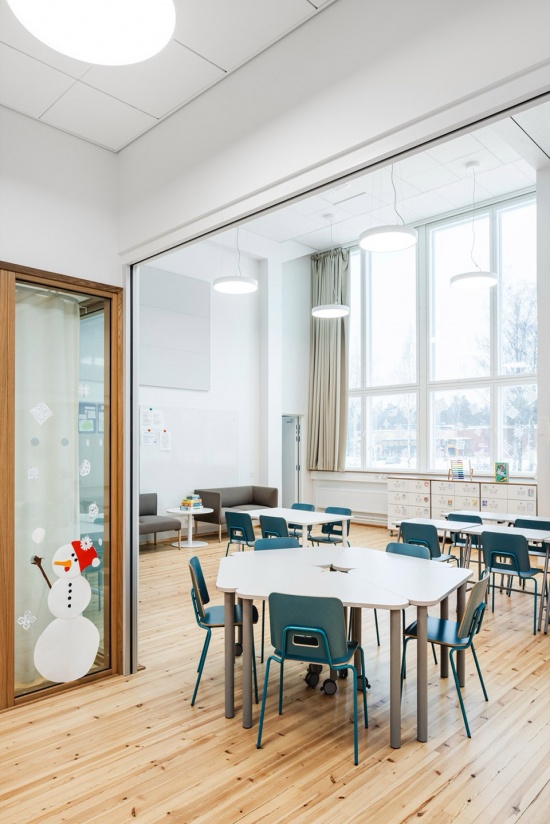 Oulunkyla primary school and the new daycare centre by Olla Architecture