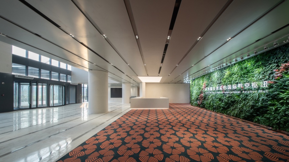 the administrative complex of beijing daxing international airport by ceedi organically permeated design research center