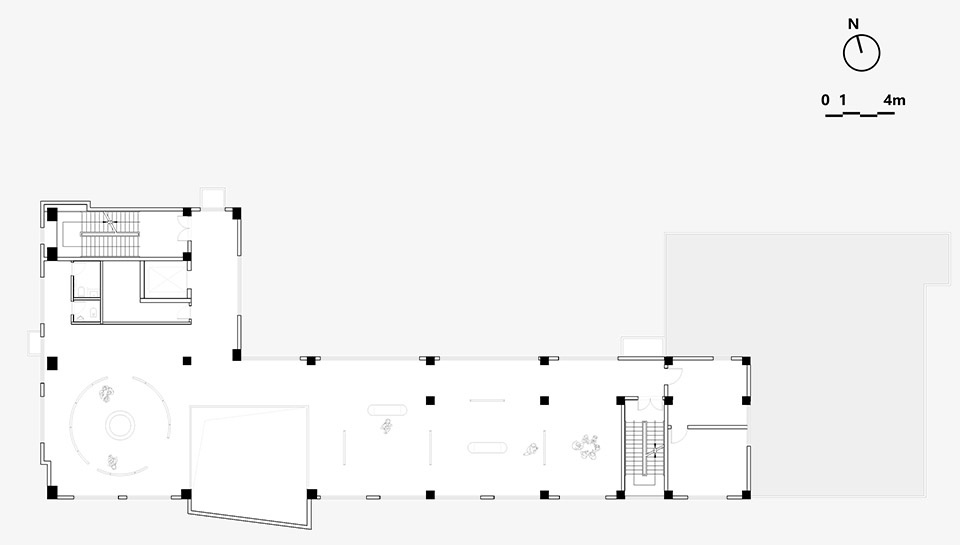 qingdeng village public gallery by atelier anonymou
