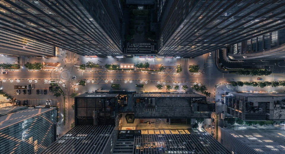 integrarted renewal of yuelang road block by original design