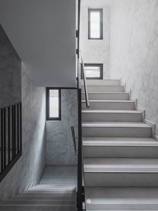 manesova apartment building by ok plan architects