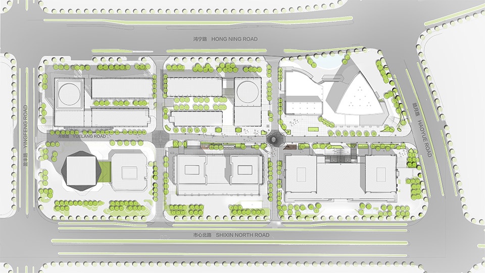 integrarted renewal of yuelang road block by original design