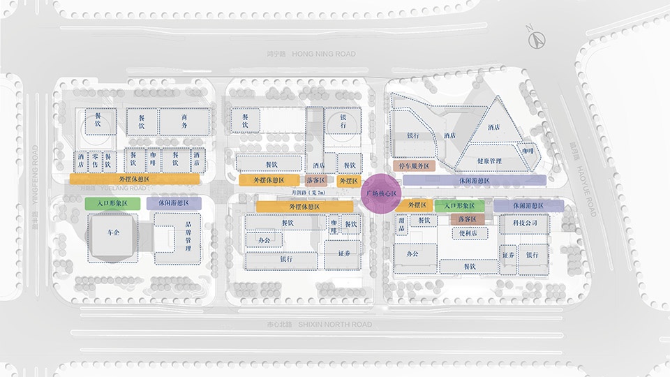 integrarted renewal of yuelang road block by original design