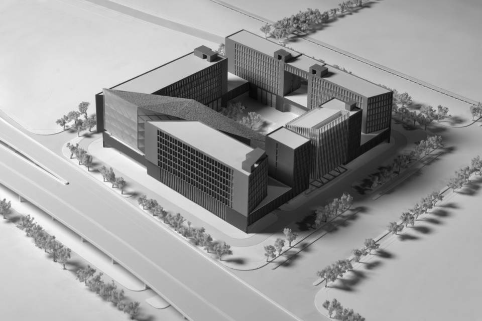 the administrative complex of beijing daxing international airport by ceedi organically permeated design research center