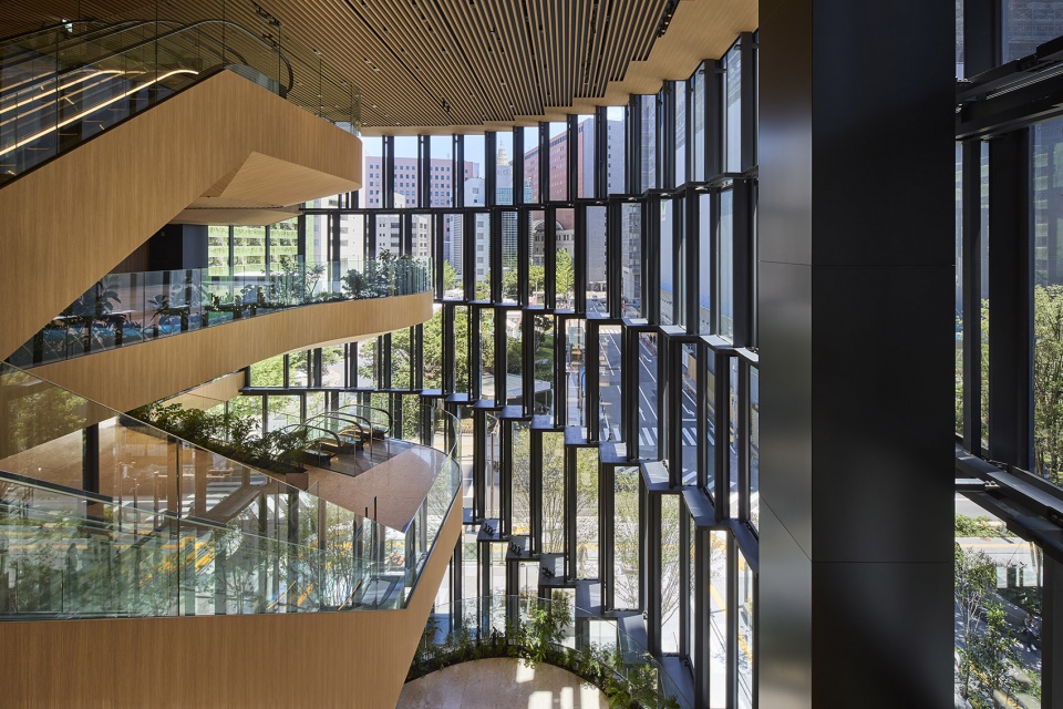 tenjin business center tenjin i by oma