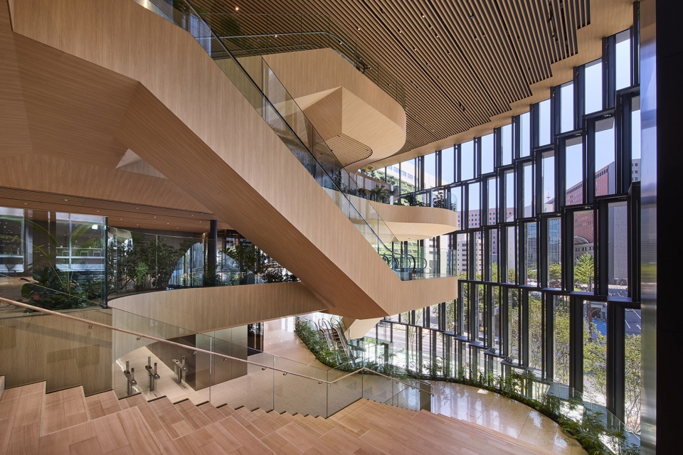 tenjin business center tenjin i by oma