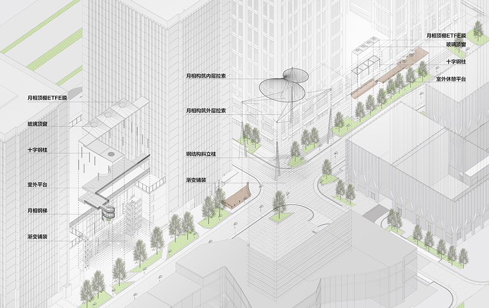 integrarted renewal of yuelang road block by original design