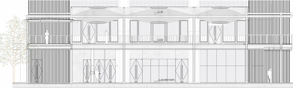 integrarted renewal of yuelang road block by original design