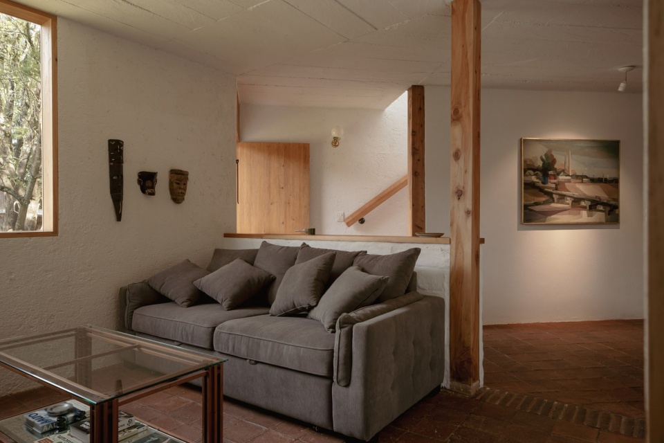 可灵活转换的首层起居空间,adaptable ground-floor living space