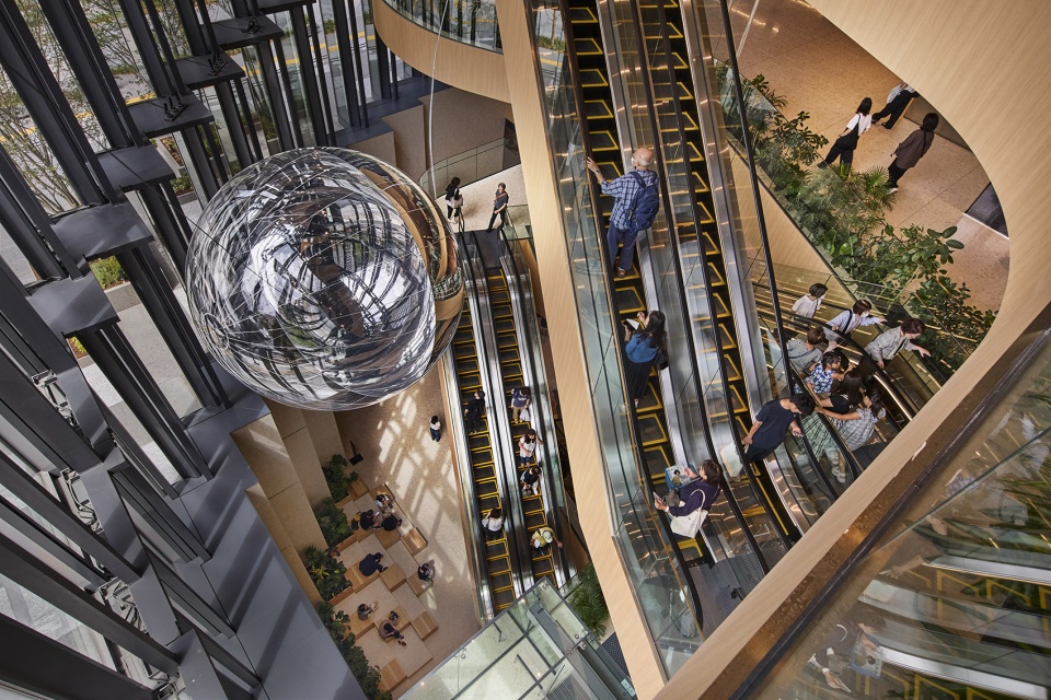 tenjin business center tenjin i by oma