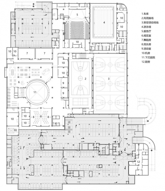 A Campus Lifted in Density Shanghai Xuhui Yuannan Middle School