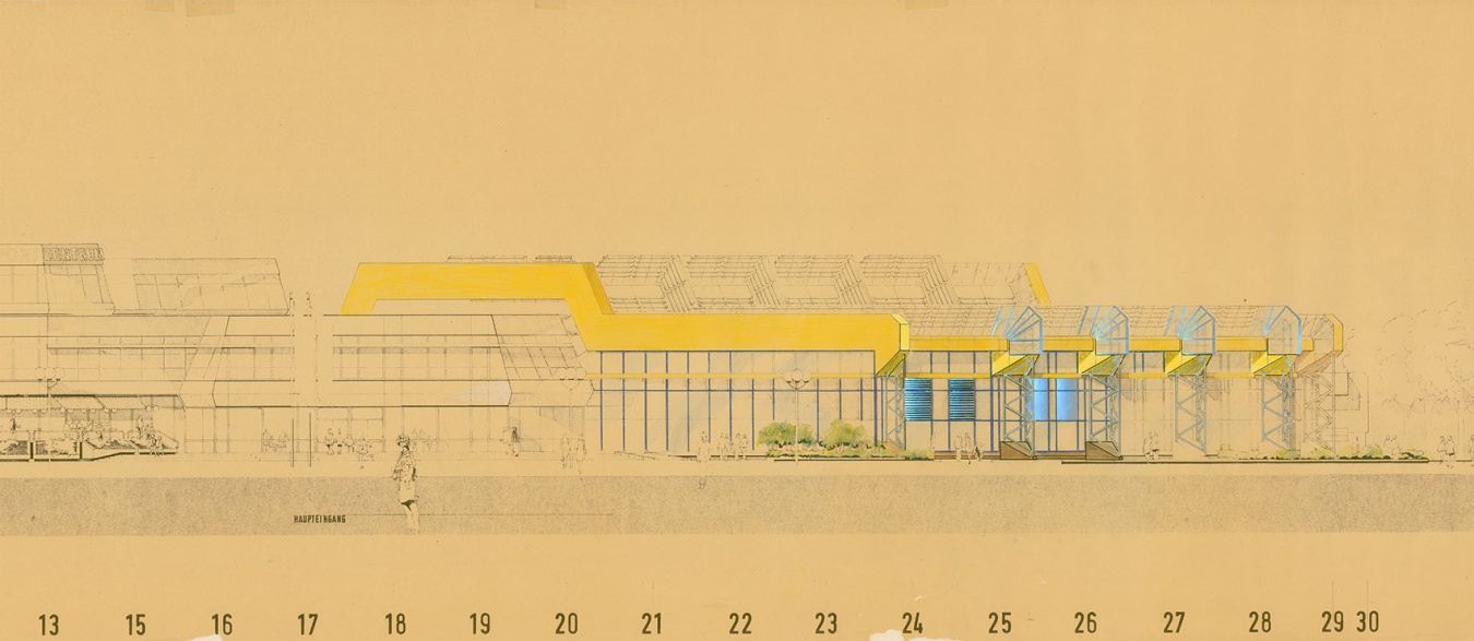 ©Guenter Reiss Hochtief Colour study elevation
