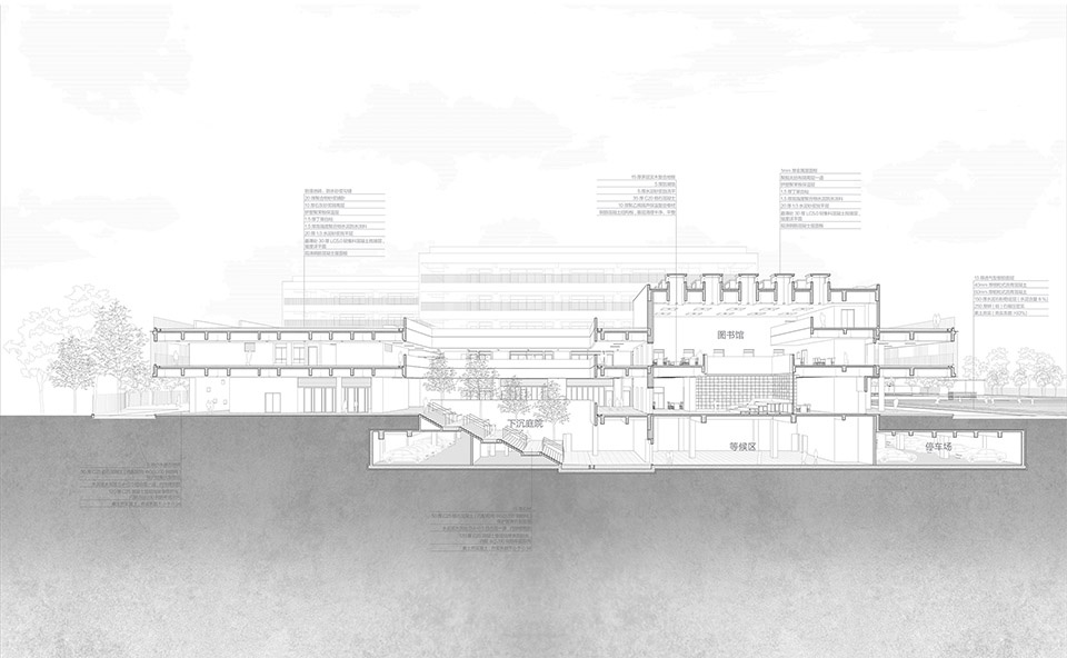 chengdu haiyang road middle school by changwu architects