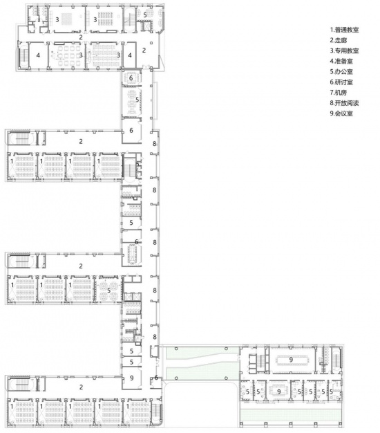 A Campus Lifted in Density Shanghai Xuhui Yuannan Middle School