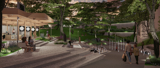cornori landscape design by zd
