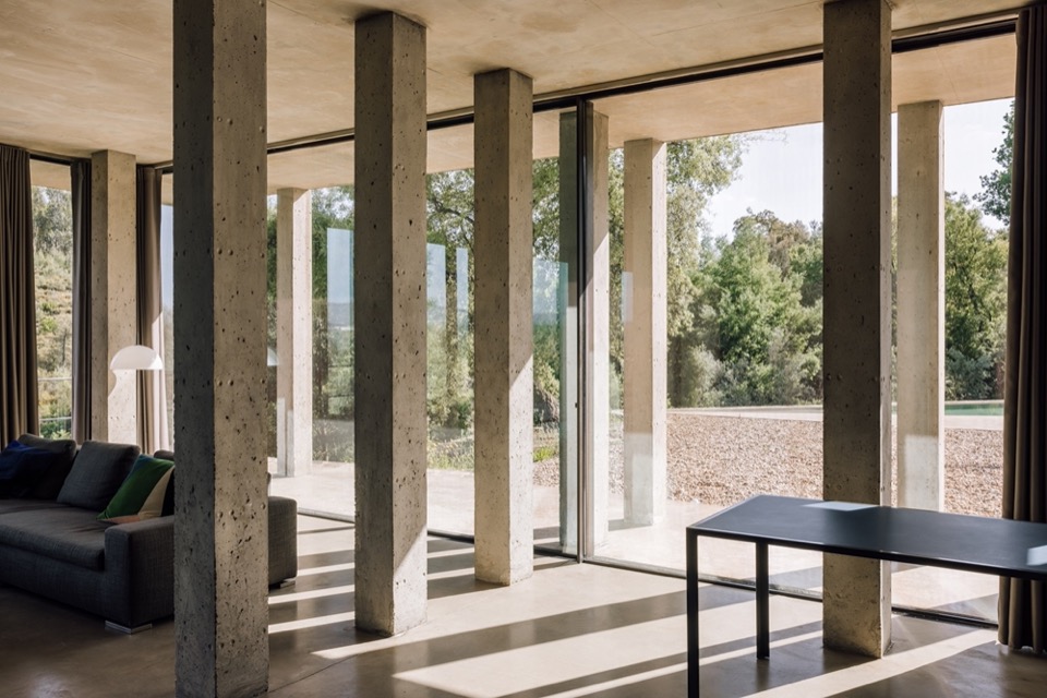 穿过柱阵的视线 / views through the columns