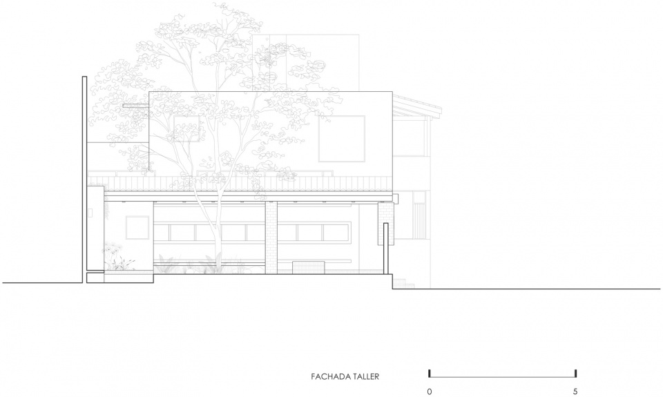 工作室立面图,workshop elevation