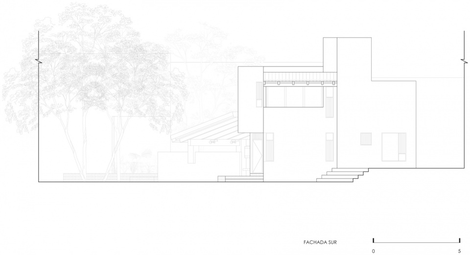 南立面图,south elevation