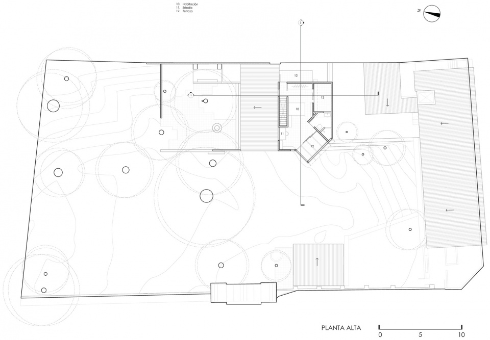 上层平面图,upper-floor plan