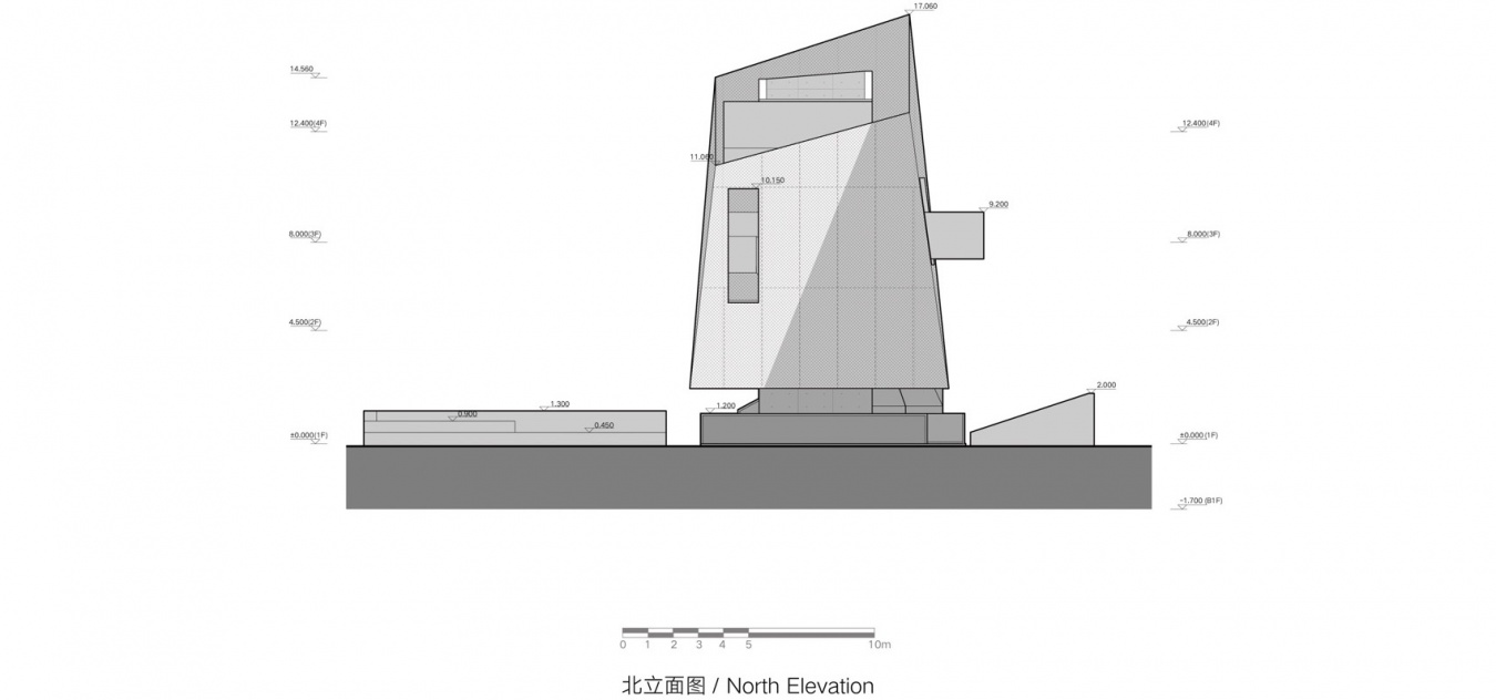 北立面图 okk