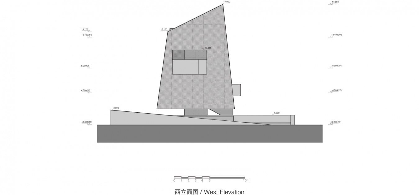 西立面图 hcb