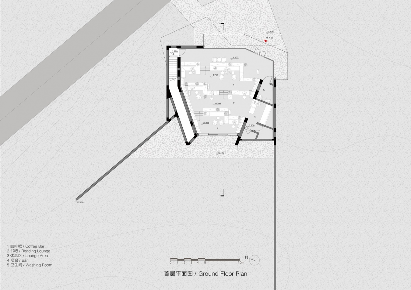 首层平面图 kt1