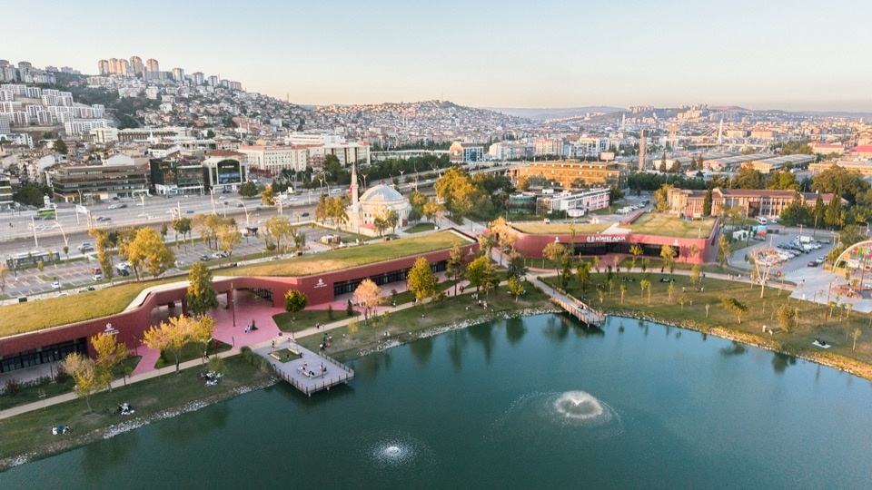 人工湖与城市的联系 / Artificial lake and the city