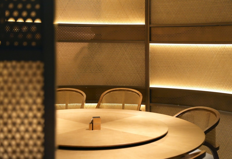 包间材质细节 / Details of the private room