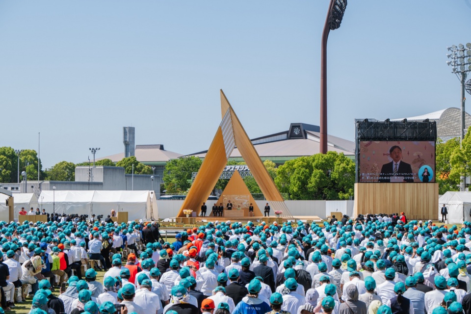 植树祭活动中的御野立所 / Onodatesho during the festival