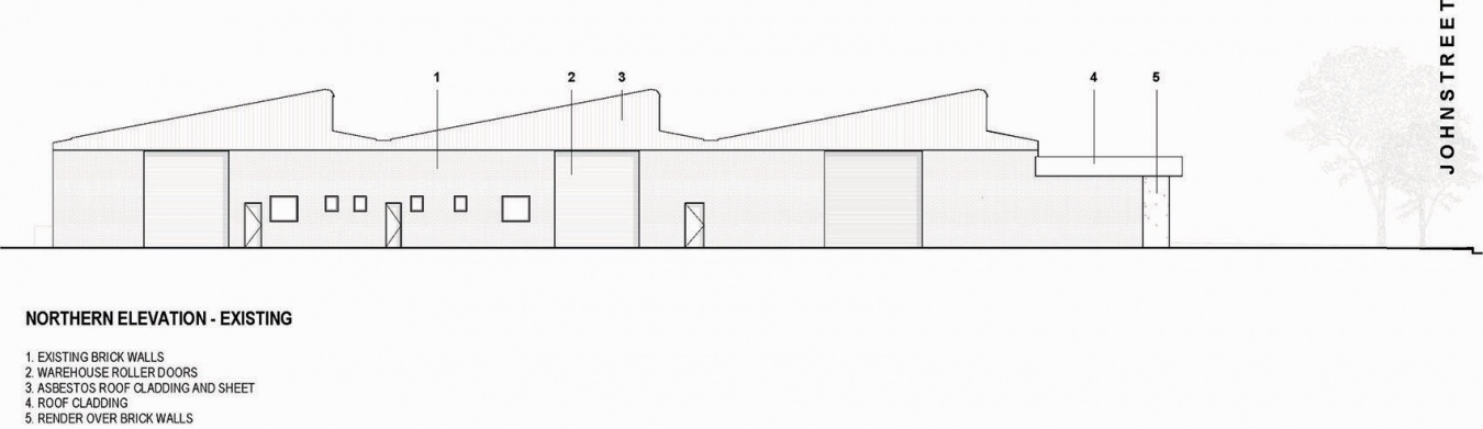 Bayswater Warehouse dwg Elevation 01 拷贝
