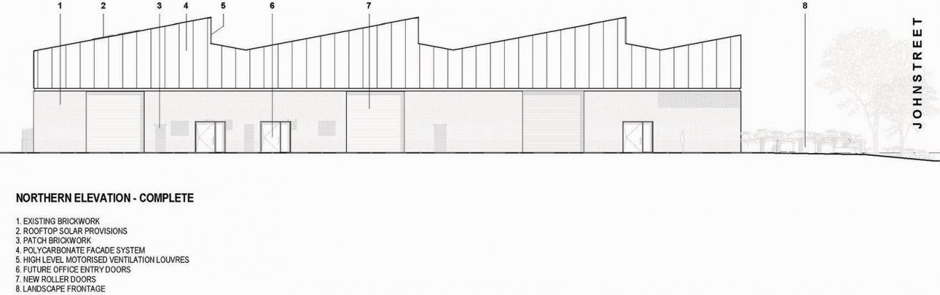 Bayswater Warehouse dwg Elevation 01 拷贝 副本2