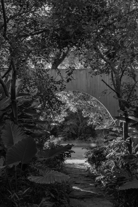 林荫中的拱门 / Archway in the shade