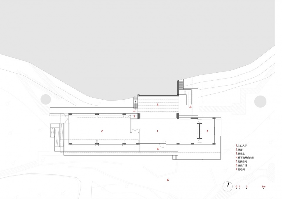 一层平面图 / Ground floor plan