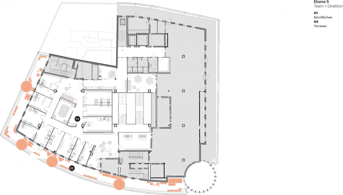 MVRDV ZBE floor plan level 5 with legend 拷贝