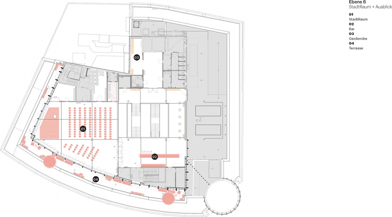 MVRDV ZBE floor plan level 6 with legend 拷贝