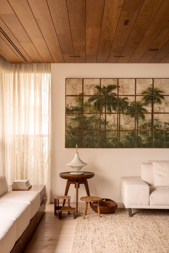 沙发、边桌与艺术品 / Sofa, side tables and artwork