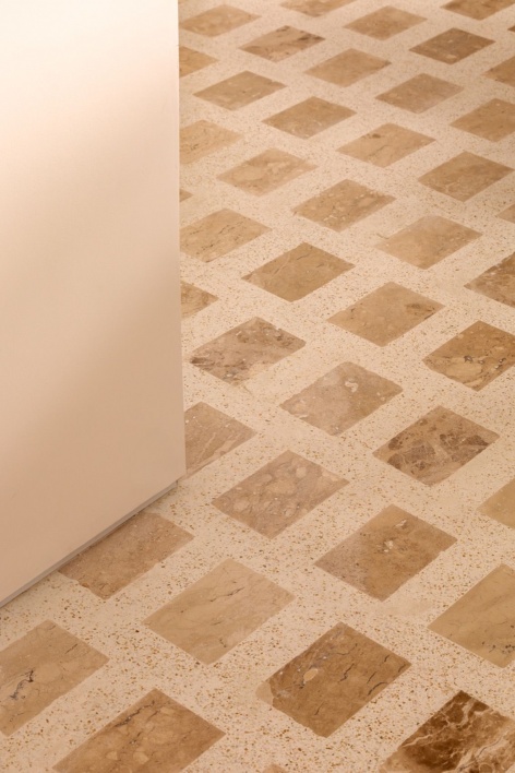 大理石与水磨石地面细节 / Marble and terrazzo flooring detail