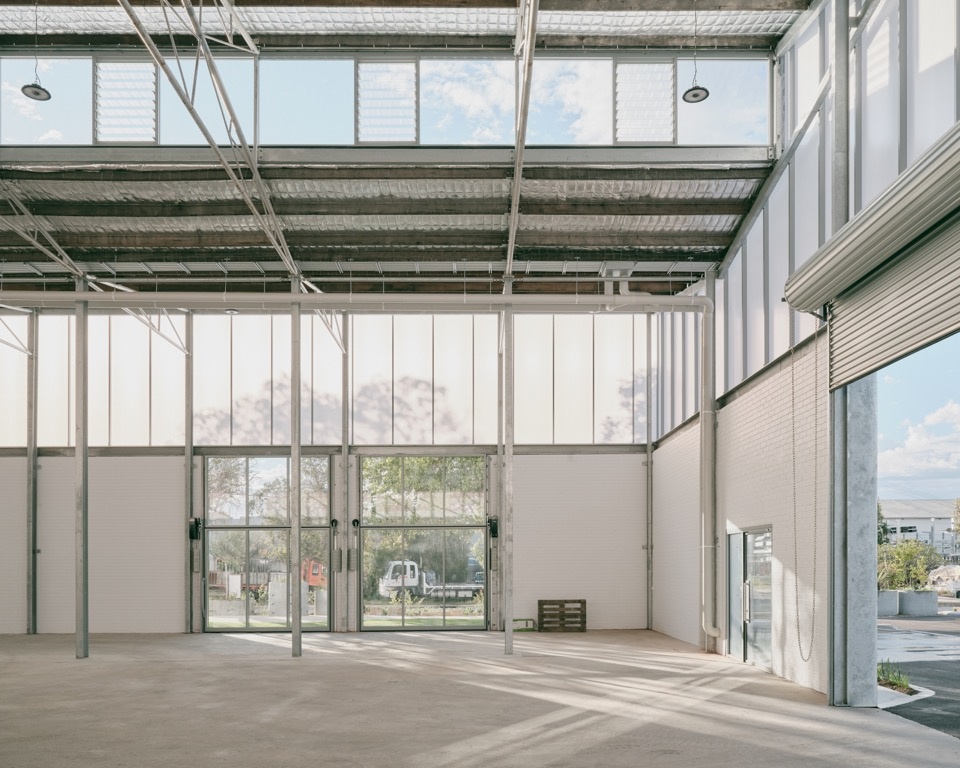 Bayswater Warehouse — interior glazed end