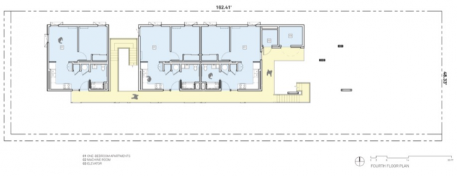 四层平面图 / Fourth floor plan