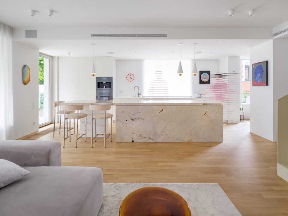 开放式餐厨空间 / Open kitchen and dining space