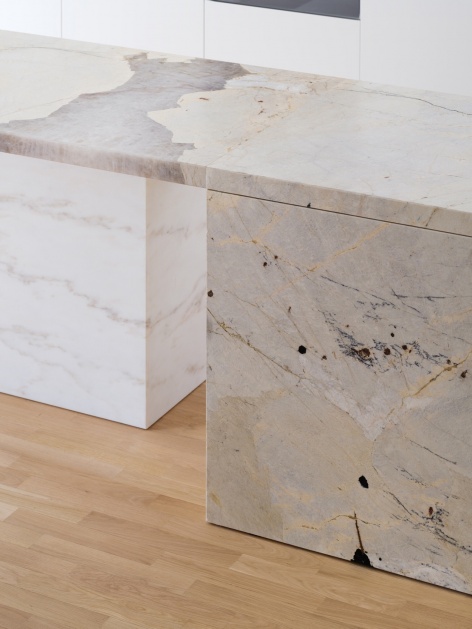石材吧台细部 / Stone counter detail