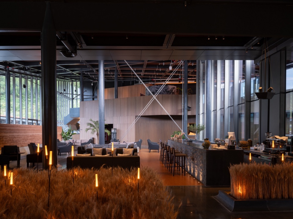 大堂吧内景,Lobby bar interior