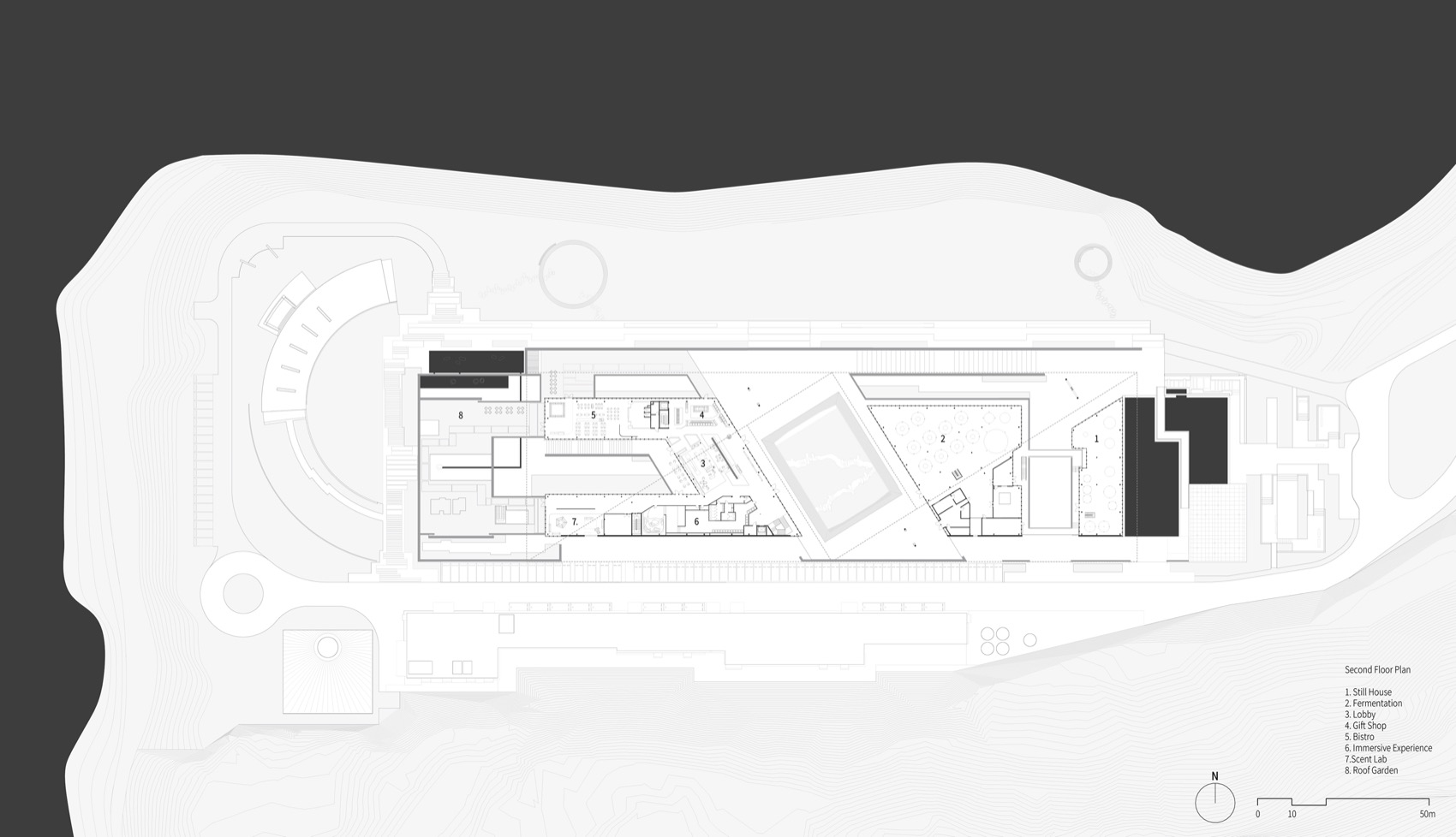 二层平面,Second floor plan