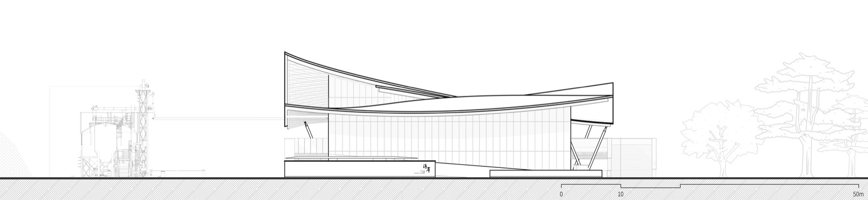西立面,West elevation