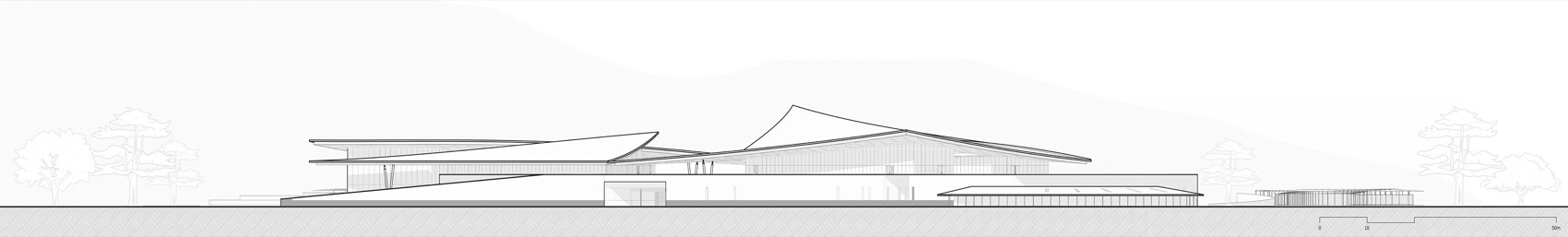 东北立面,Northeast elevation